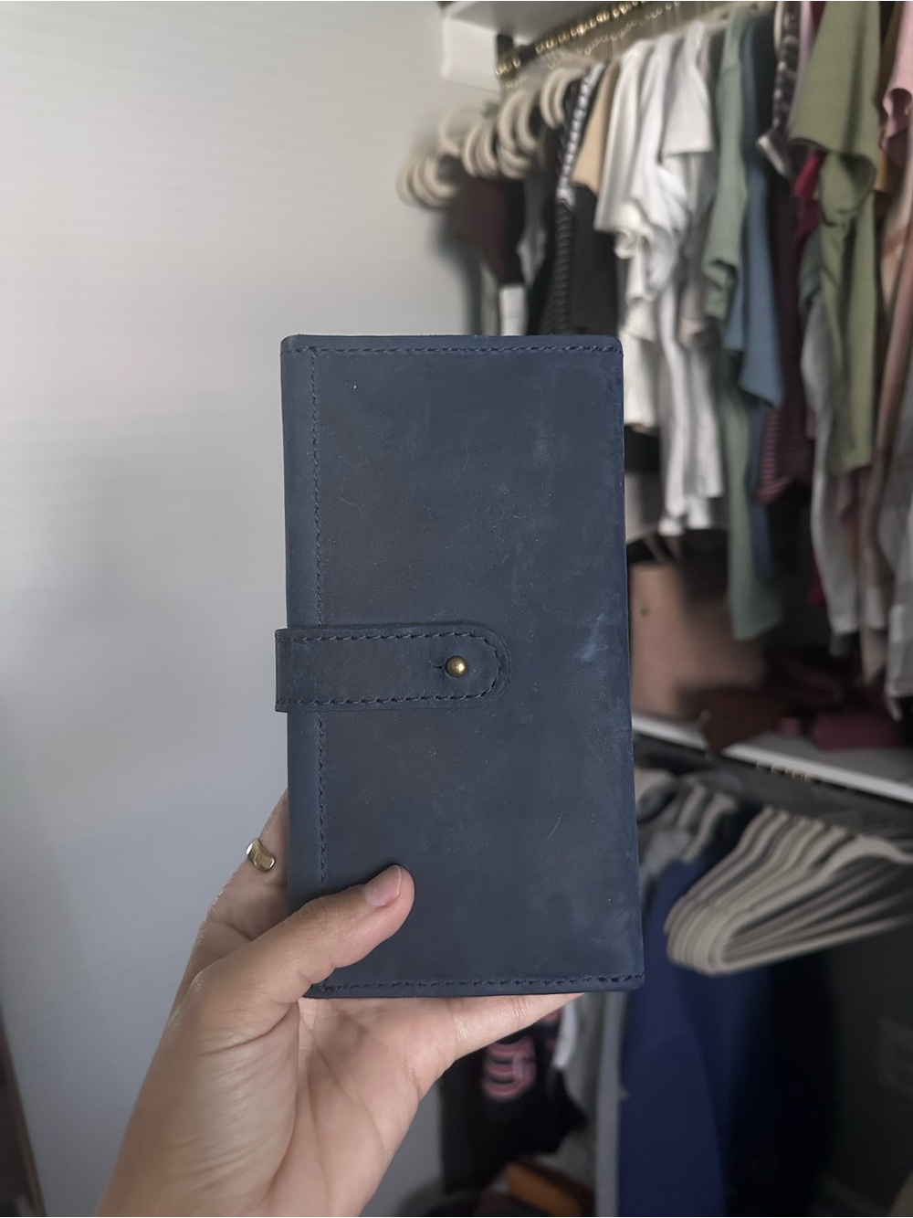 Portland Leather Goods Trifold Wallet (Deepwater)